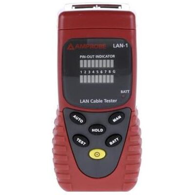 Beha Amprobe, Multimeter, Amprobe Kabelmessgerät LAN-1 Netzwerk, Telekommunikation (Kabeltester) Beha Amprobe, Multimeter, Amprobe Kabelmessgerät LAN-1 Netzwerk, Telekommunikation (Kabeltester)