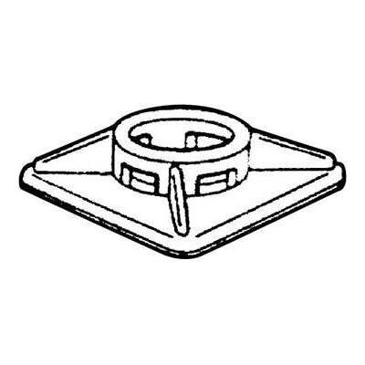 Tecline, Kabelbinder, Befestigungssockel für Kabelbinder bis 4,5 mm Breite, VE 100 Stück Selbstklebender Sockel zum Fixier (Befestigungsschlaufen, 3.90 mm, 100 Stk.) Tecline, Kabelbinder, Befestigungssockel für Kabelbinder bis 4,5 mm Breite, VE 100 Stück Selbstklebender Sockel zum Fixier (Befestigungsschlaufen, 3.90 mm, 100 Stk.)
