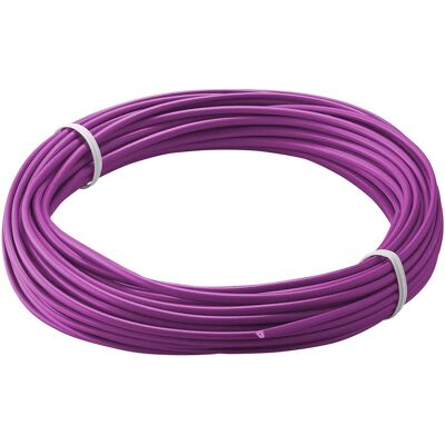Goobay, Kabelleitung, Kupferlitze isoliert, 10 m, violett (10 m) Goobay, Kabelleitung, Kupferlitze isoliert, 10 m, violett (10 m)