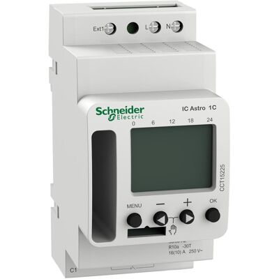 Schneider Electric CCT15225 Programmierbarer Dämmerungsschalter - Lichtsteuerung Schneider Electric CCT15225 Programmierbarer Dämmerungsschalter - Lichtsteuerung