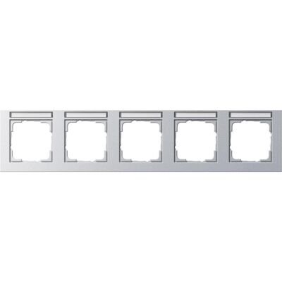 GIRA 109525 - Abdeckrahmen 5f.alu waagerecht - Schalterprogramm GIRA 109525 - Abdeckrahmen 5f.alu waagerecht - Schalterprogramm