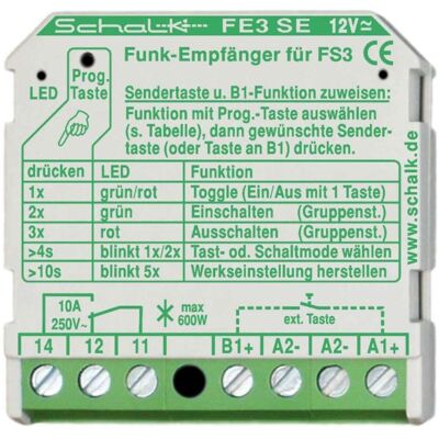 Schalk, Zubehör Schalterprogramm, Funk-Empfängerschalter Schalk, Zubehör Schalterprogramm, Funk-Empfängerschalter