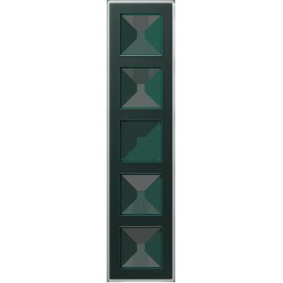 JUNG, Zubehör Schalterprogramm, AV585GLMSG Glasrahmen 5f JUNG, Zubehör Schalterprogramm, AV585GLMSG Glasrahmen 5f