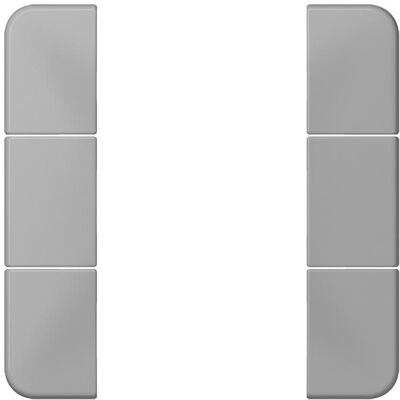 JUNG CD503TSAGR Schalter-Set - 3-fach, Grau JUNG CD503TSAGR Schalter-Set - 3-fach, Grau