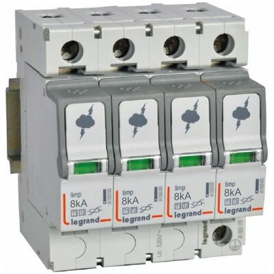 Legrand Überspannungsschutz - 4P 8/50kA 1,3kV Legrand Überspannungsschutz - 4P 8/50kA 1,3kV
