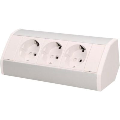 Orno, Steckdosenleiste, Möbelsteckdose 3x2P + Z - Power Strip Orno, Steckdosenleiste, Möbelsteckdose 3x2P + Z - Power Strip