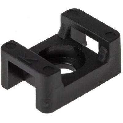 RS PRO, Kabelbinder, Befestigungssockel selbstklebend, Nylon 66 Schwarz 23mm x 16 mm, für 6.3mm 9mm Kabelbinder (Befestigungsschlaufen, 23 mm, 500 Stk.) RS PRO, Kabelbinder, Befestigungssockel selbstklebend, Nylon 66 Schwarz 23mm x 16 mm, für 6.3mm 9mm Kabelbinder (Befestigungsschlaufen, 23 mm, 500 Stk.)