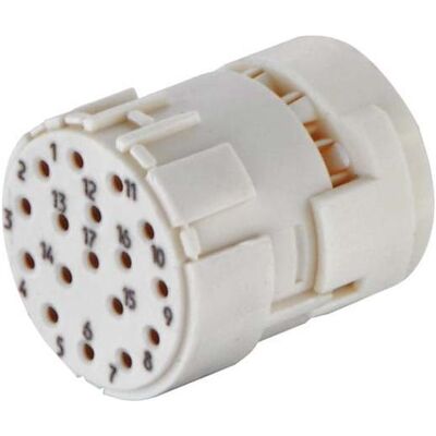 Harting Kontakteinsatz-Buchse, Elektronikkabel + Stecker, Weiss Harting Kontakteinsatz-Buchse, Elektronikkabel + Stecker, Weiss