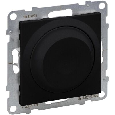 Legrand, Steckdose, Rotary Dimmer 300w All Charges Black Legrand, Steckdose, Rotary Dimmer 300w All Charges Black