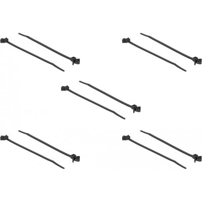 Delock, Kabelbinder, Kabelbinder mit Spreizanker L 140 x B 4 mm schwarz 10 Stück (140 mm, 10 Stk.) Delock, Kabelbinder, Kabelbinder mit Spreizanker L 140 x B 4 mm schwarz 10 Stück (140 mm, 10 Stk.)