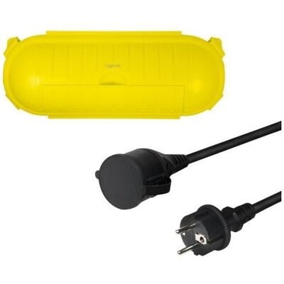 LogiLink, Steckdosenleiste, Netzkabelverlängerung-Set, CEE7/7 zu CEE 7/3 + Schutzbox, 3 m (CEE 7/3, 3 m) LogiLink, Steckdosenleiste, Netzkabelverlängerung-Set, CEE7/7 zu CEE 7/3 + Schutzbox, 3 m (CEE 7/3, 3 m)
