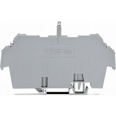 Wago Abdeckprofilträger, Elektronikzubehör + Gehäuse, Grau Wago Abdeckprofilträger, Elektronikzubehör + Gehäuse, Grau