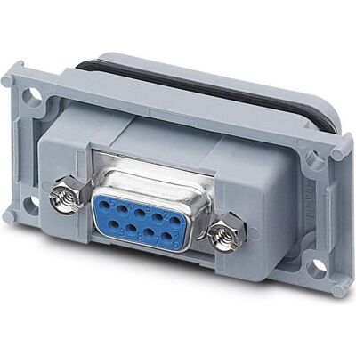 Phoenix Contact Sub-D Anbaurahmen Bu-Bu 9-pol, Elektronikkabel + Stecker, Grau Phoenix Contact Sub-D Anbaurahmen Bu-Bu 9-pol, Elektronikkabel + Stecker, Grau