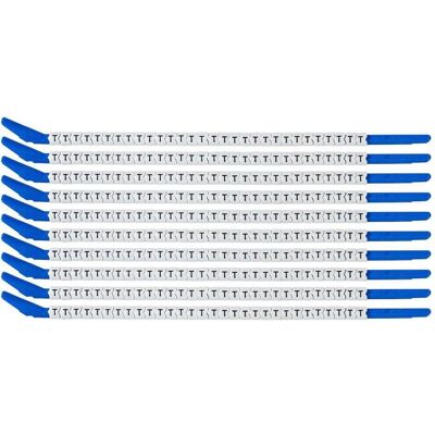 Brady, Kabelverbindung Zubehör, SCN-13-T, Clipsleeve Drahtmarkierer, Beschriftung " T ", für Kabeldurchmesser von 3,4 Brady, Kabelverbindung Zubehör, SCN-13-T, Clipsleeve Drahtmarkierer, Beschriftung " T ", für Kabeldurchmesser von 3,4