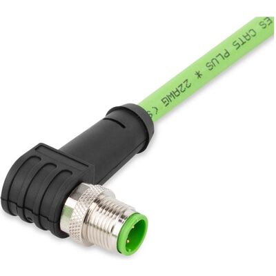 Wago Sensor-/Aktor-Datensteckverbin, Elektronikkabel + Stecker, Grün, Schwarz Wago Sensor-/Aktor-Datensteckverbin, Elektronikkabel + Stecker, Grün, Schwarz