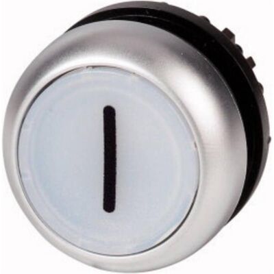 Eaton Illuminated PB, flush, white '1', Schalter + Taster, Weiss Eaton Illuminated PB, flush, white '1', Schalter + Taster, Weiss