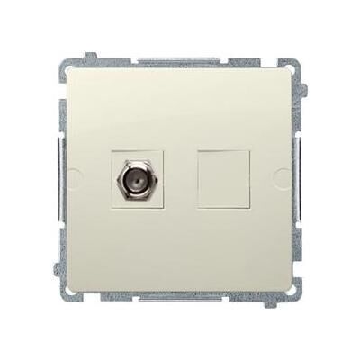 Kontakt, Steckdose, Simon Simon Basic Antennenbuchse F-Typ einzeln beige (BMAF1.01 Kontakt, Steckdose, Simon Simon Basic Antennenbuchse F-Typ einzeln beige (BMAF1.01