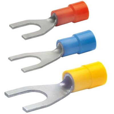 Klauke, Kabelverbindung, Quetschkabelschuh 4-6qmm isoliert 650C/10 Klauke, Kabelverbindung, Quetschkabelschuh 4-6qmm isoliert 650C/10
