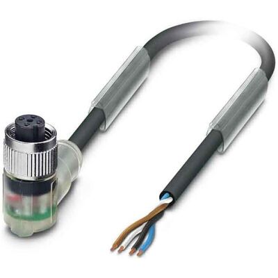 Phoenix Contact 1668289, Elektronikkabel + Stecker, Schwarz Phoenix Contact 1668289, Elektronikkabel + Stecker, Schwarz