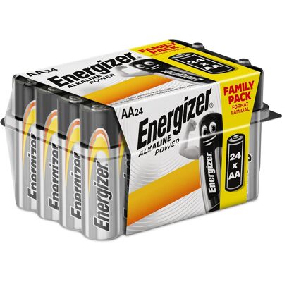 Energizer Alkaline Power (24 Stk., AA, 2700 mAh), Batterien + Akkus Energizer Alkaline Power (24 Stk., AA, 2700 mAh), Batterien + Akkus