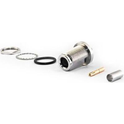 Varia N-Einbaubuchse für HDF200 Kabel, Crimp Version, Elektronikkabel + Stecker Varia N-Einbaubuchse für HDF200 Kabel, Crimp Version, Elektronikkabel + Stecker