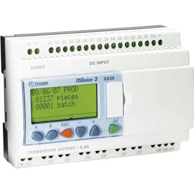 Crouzet Prozessmodul Millenium 3 26I/O 24VDC, Relais Crouzet Prozessmodul Millenium 3 26I/O 24VDC, Relais