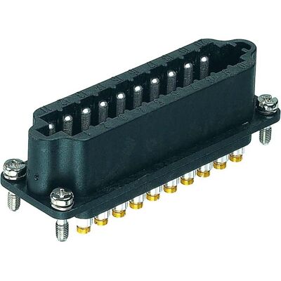 Harting Schraubanschluss, Elektronikkabel + Stecker, Schwarz Harting Schraubanschluss, Elektronikkabel + Stecker, Schwarz