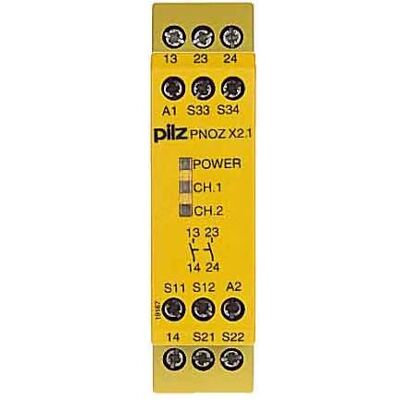 Pilz 774305 PNOZ X2.1C 24VAC/DC 2n/o, Relais Pilz 774305 PNOZ X2.1C 24VAC/DC 2n/o, Relais