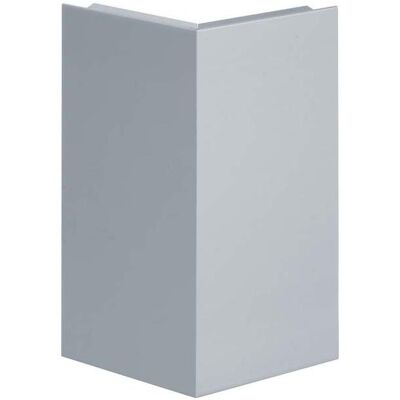 Hager, Leitungsführung, TEH BRA1202AELN AuÃeneckabdeckung,120mm,Alu,naturelox Hager, Leitungsführung, TEH BRA1202AELN AuÃeneckabdeckung,120mm,Alu,naturelox