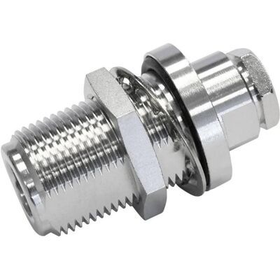 Telegärtner N-Kabeleinbaubuchse G1, G5 Druckverschraubung IP 67, B06, Z10, G01 (RG-58 C/U), G05 (RG-223/U), RG-1, Elektronikkabel + Stecker, Silber Telegärtner N-Kabeleinbaubuchse G1, G5 Druckverschraubung IP 67, B06, Z10, G01 (RG-58 C/U), G05 (RG-223/U), RG-1, Elektronikkabel + Stecker, Silber