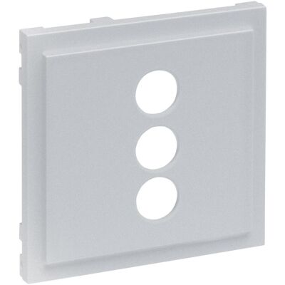 Legrand, Zubehör Schalterprogramm, SEANO Abdeckung für 3-fach RCA (Cinch)-Anschlussdose, 3 separate Cinch-Anschlüsse Legrand, Zubehör Schalterprogramm, SEANO Abdeckung für 3-fach RCA (Cinch)-Anschlussdose, 3 separate Cinch-Anschlüsse