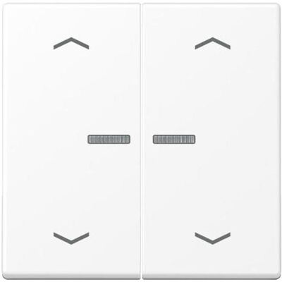 JUNG A 102 KO5P BF WWM - Wippe mit Lichtleiter schneeweiß matt - Schalter JUNG A 102 KO5P BF WWM - Wippe mit Lichtleiter schneeweiß matt - Schalter