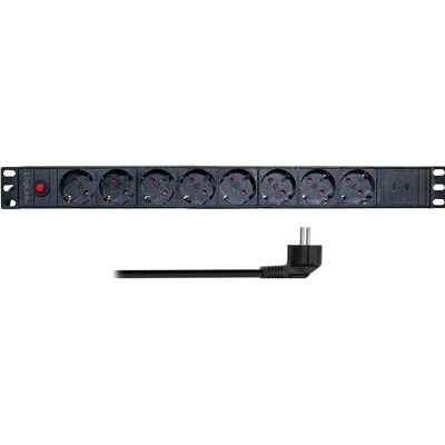 LogiLink 19" Steckdosenleiste 8-fach mit 2 USB-C Ports und Überlastschutz, USV Zubehör LogiLink 19" Steckdosenleiste 8-fach mit 2 USB-C Ports und Überlastschutz, USV Zubehör