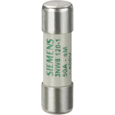 Siemens Sicherung, Keramiksicherung T 10A 500V AC 14x51mm 3NW8103-1 (10 A) Siemens Sicherung, Keramiksicherung T 10A 500V AC 14x51mm 3NW8103-1 (10 A)