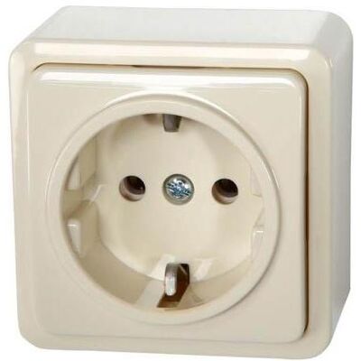 Vila, Steckdose, Surface Mounted Socket With Earth Vila, Steckdose, Surface Mounted Socket With Earth