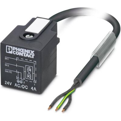 Phoenix Contact SAC-3P- 5,0-PUR/A-1L-Z Inhalt:, Elektronikkabel + Stecker, Schwarz, Grau Phoenix Contact SAC-3P- 5,0-PUR/A-1L-Z Inhalt:, Elektronikkabel + Stecker, Schwarz, Grau