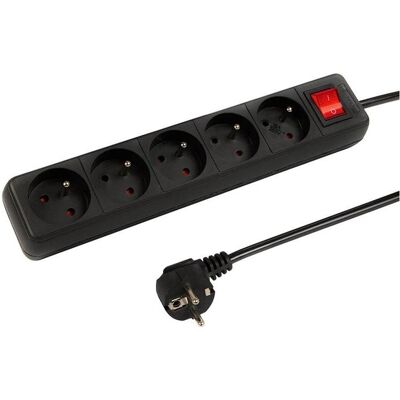 Blow, Verlängerungskabel, Netzkabelverlängerung 5G 5M schwarz 98-749# (5 m, CEE 7/4) Blow, Verlängerungskabel, Netzkabelverlängerung 5G 5M schwarz 98-749# (5 m, CEE 7/4)