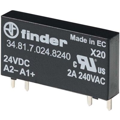 Finder Solid State Relais - 2A, 240V, PCB-Montage - SPST Finder Solid State Relais - 2A, 240V, PCB-Montage - SPST