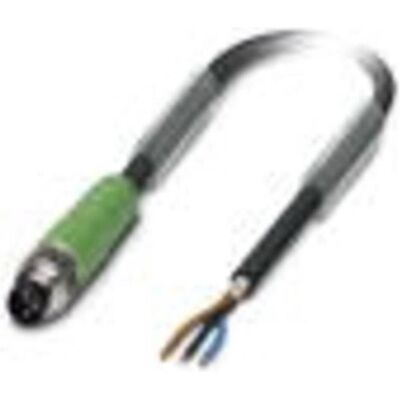 Phoenix 1521527. Kabellänge: 3 m, Stecker: M8, Produktfarbe: Schwarz, Grau, Elektronikkabel + Stecker, Schwarz Phoenix 1521527. Kabellänge: 3 m, Stecker: M8, Produktfarbe: Schwarz, Grau, Elektronikkabel + Stecker, Schwarz