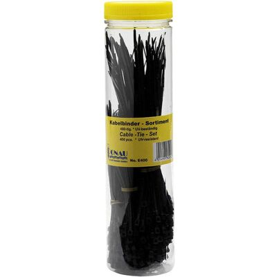 Donau, Kabelbinder, Kabelbinder Sortiment 400-Teilig (Kunststoffkabelbinder, 400 Stk.) Donau, Kabelbinder, Kabelbinder Sortiment 400-Teilig (Kunststoffkabelbinder, 400 Stk.)