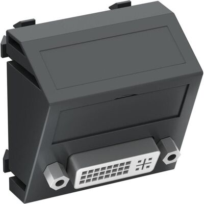 OBO Bettermann Multimediaträger DVI 45x45mm schwarz - Multimediaträger OBO Bettermann Multimediaträger DVI 45x45mm schwarz - Multimediaträger