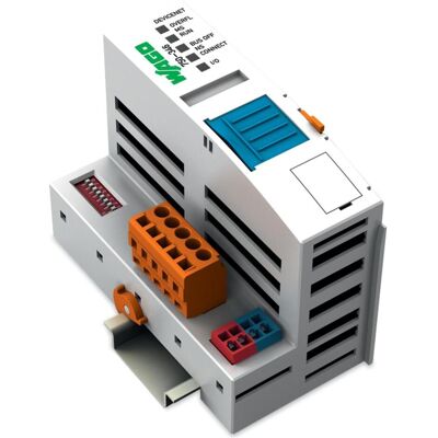 Wago Feldbuskoppler, Netzwerk Switch, Grau Wago Feldbuskoppler, Netzwerk Switch, Grau