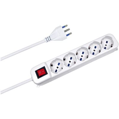 Nova Line, Steckdosenleiste, CE31/5C Verlängerungen und Verlängerungsschnüre 1,5 m 5 Steckdose(n) AC Indoor Weiss (5x, CEE 7/4, 1.50 m) Nova Line, Steckdosenleiste, CE31/5C Verlängerungen und Verlängerungsschnüre 1,5 m 5 Steckdose(n) AC Indoor Weiss (5x, CEE 7/4, 1.50 m)