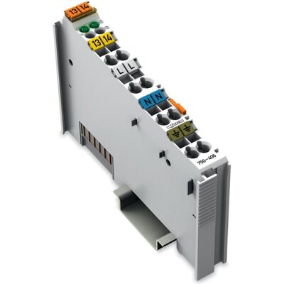 Wago Digital I/O-Modul AC Serie 750 120V 750-406 (Diverse), Elektronikzubehör + Gehäuse, Grau Wago Digital I/O-Modul AC Serie 750 120V 750-406 (Diverse), Elektronikzubehör + Gehäuse, Grau