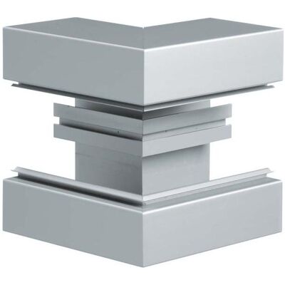 Hager, Leitungsführung, TEH BRA851703ELN AuÃeneck,BRA85170,Alu,naturelox (8.30 cm) Hager, Leitungsführung, TEH BRA851703ELN AuÃeneck,BRA85170,Alu,naturelox (8.30 cm)