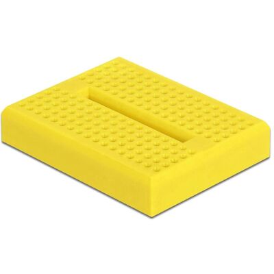 Delock Breadboard 170 Kontakte gelb, Entwicklungsboard + Kit Delock Breadboard 170 Kontakte gelb, Entwicklungsboard + Kit