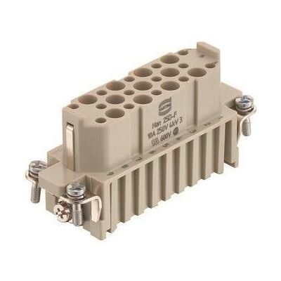 Harting HART Buchseneinsatz 25polig 09210253101 1, Elektronikkabel + Stecker Harting HART Buchseneinsatz 25polig 09210253101 1, Elektronikkabel + Stecker