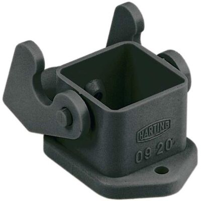 Harting Anbaugehäuse, Elektronikkabel + Stecker, Schwarz Harting Anbaugehäuse, Elektronikkabel + Stecker, Schwarz