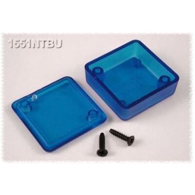 Hammond Universal-Gehäuse (Gehäuse), Elektronikzubehör + Gehäuse, Transparent, Blau Hammond Universal-Gehäuse (Gehäuse), Elektronikzubehör + Gehäuse, Transparent, Blau