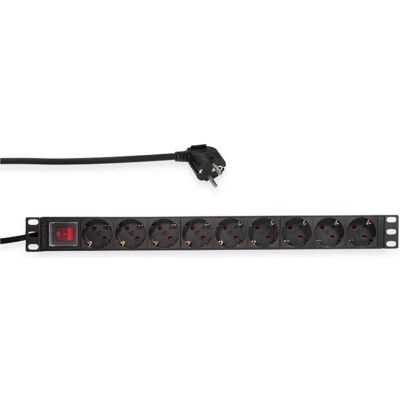 LogiLink, Steckdosenleiste, Steckdosenleiste (9x, CEE 7/3, 2 m) LogiLink, Steckdosenleiste, Steckdosenleiste (9x, CEE 7/3, 2 m)